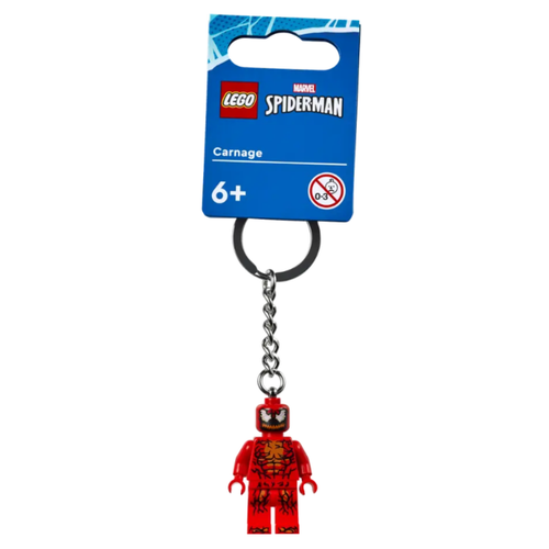 Конструктор LEGO Super Heroes 854154 Брелок для ключей Carnage брелок lego брелок лего девочка с перцем чили lego key chain chili girl красный