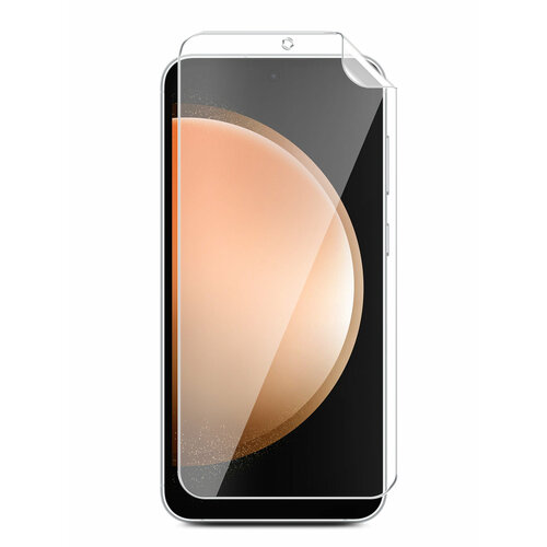 Защитная пленка для Samsung Galaxy S23 FE (Самсунг Галакси С23 ФЕ ) на Экран прозрачная гидрогелевая силиконовая клеевая основа полноклеевая, Brozo