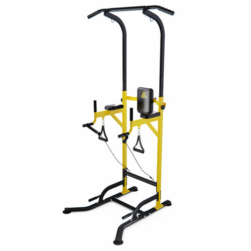 Турник DFC Power Tower Homegym G008Y 105 см желтый/черный 23.5 кг турник dfc homegym g486