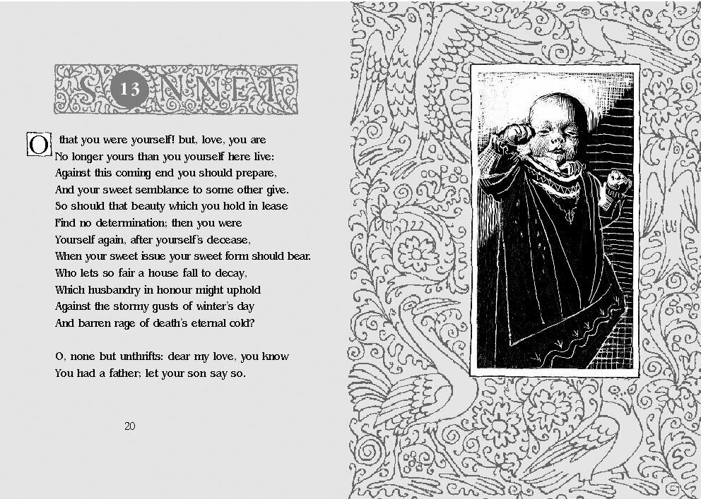 Миниатюрная книга. W.Shakespeare. Sonnets (eng) — фото 1