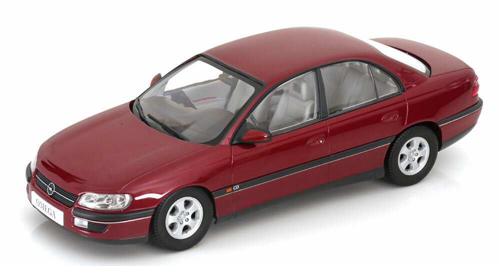 OPEL OMEGA B SALOON 1996 RED METALLIC / опель омега красный | моделька машины