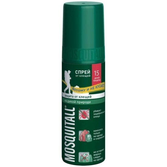 Спрей Mosquitall Специальная защита от клещей 100 мл
