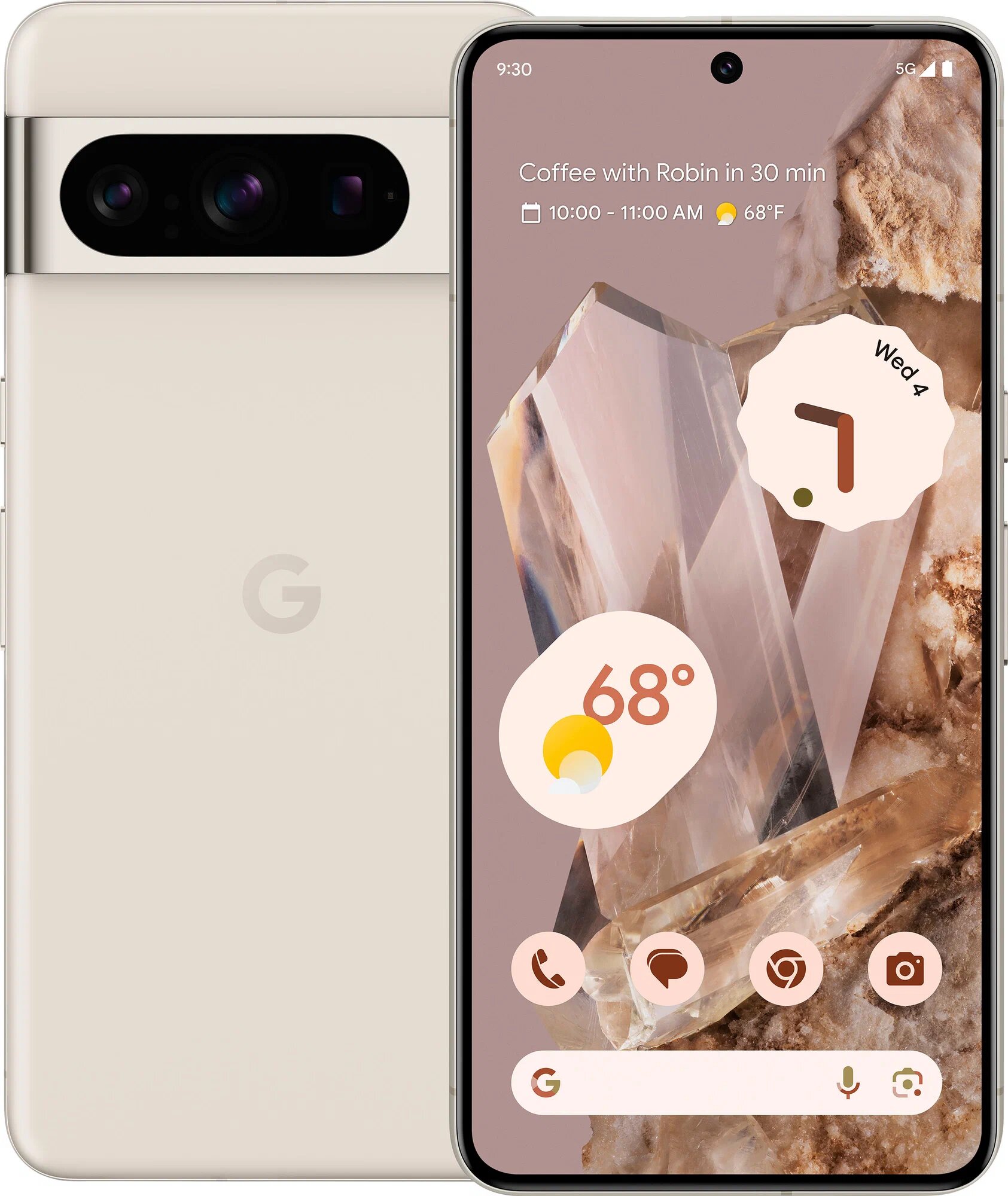 Смартфон Google Pixel 8 Pro 12/256 ГБ CA, Dual: nano SIM + eSIM, Porcelain, Global