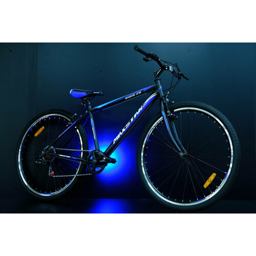 Горный велосипед MAXSTAR Rigid 29 черно-синий, рама 18