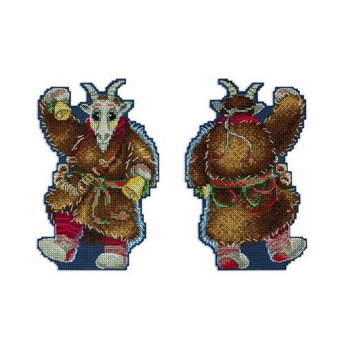 Набор для вышивания Жар-Птица #Р-965 Колядки. Звонарь, Счетный крест, 11 х 17 см