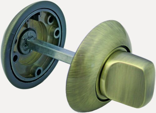 Изображение товара Завертка фиксатор дверная MORELLI для межкомнатных дверных защелок, замков, задвижек MH-WC AB, античная бронза