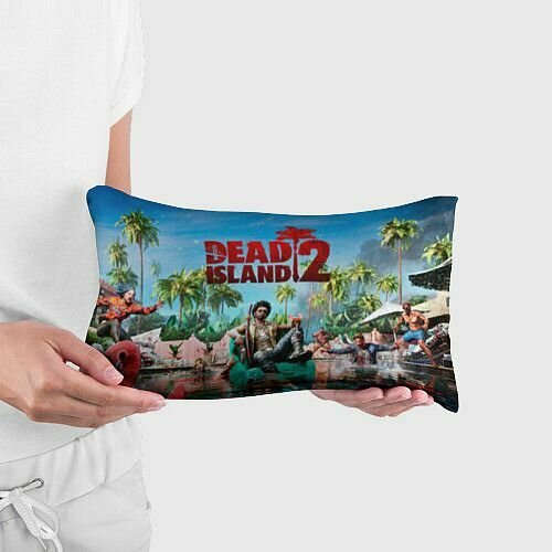 Dead island two Прямоугольная подушка — фото 1