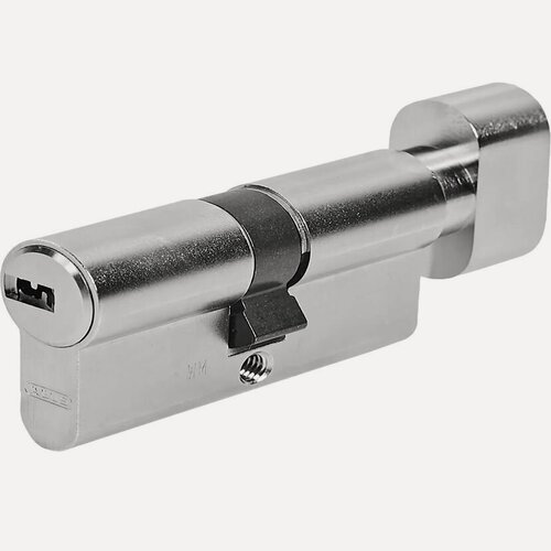 Изображение товара Цилиндр замка Abus KD6N, 30х30мм, ключ-вертушка, латунь, серебристый