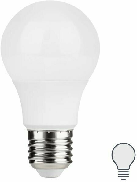 Комплект светодиодных лампочек 3шт E27 220-240 В 7 Вт груша матовая 600 лм нейтральный белый свет