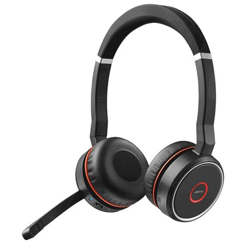 Беспроводная компьютерная гарнитура Jabra Evolve 75 UC Stereo, черный