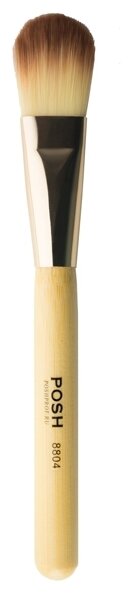 POSH Кисть Bamboo 8804 для тонального крема и тональных компактных основ Классик Идеальная кожа бамбук