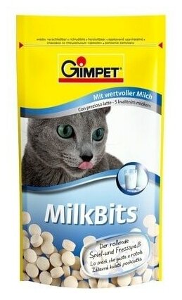 Лакомство для кошек GimCat MilkBits, 40 г - фотография № 2