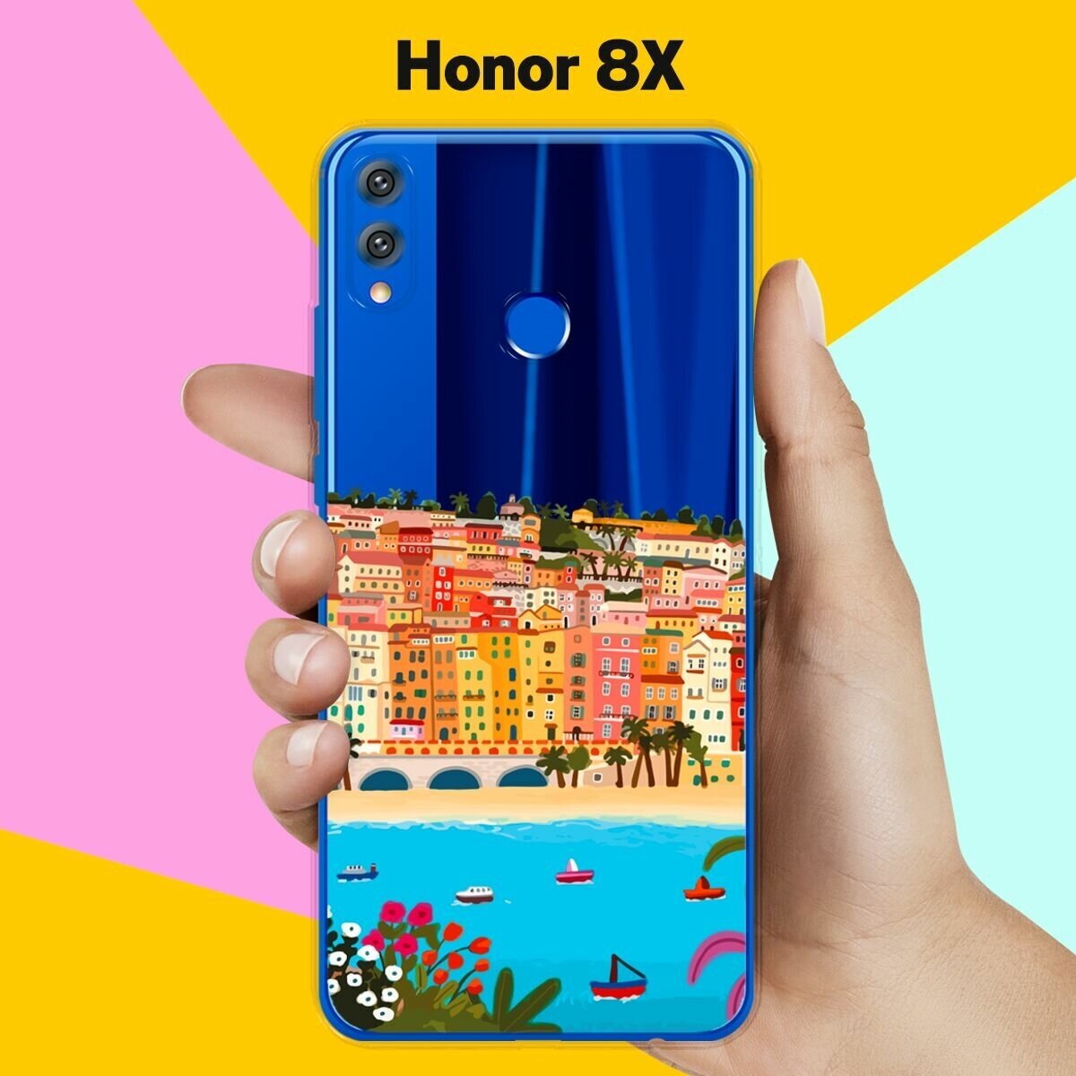 Силиконовый чехол на Honor 8X Пляж / для Хонор 8 Икс