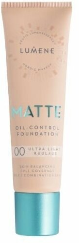 LUMENE Тональный крем матирующий Matte Foundation 00 Ultra Light 0