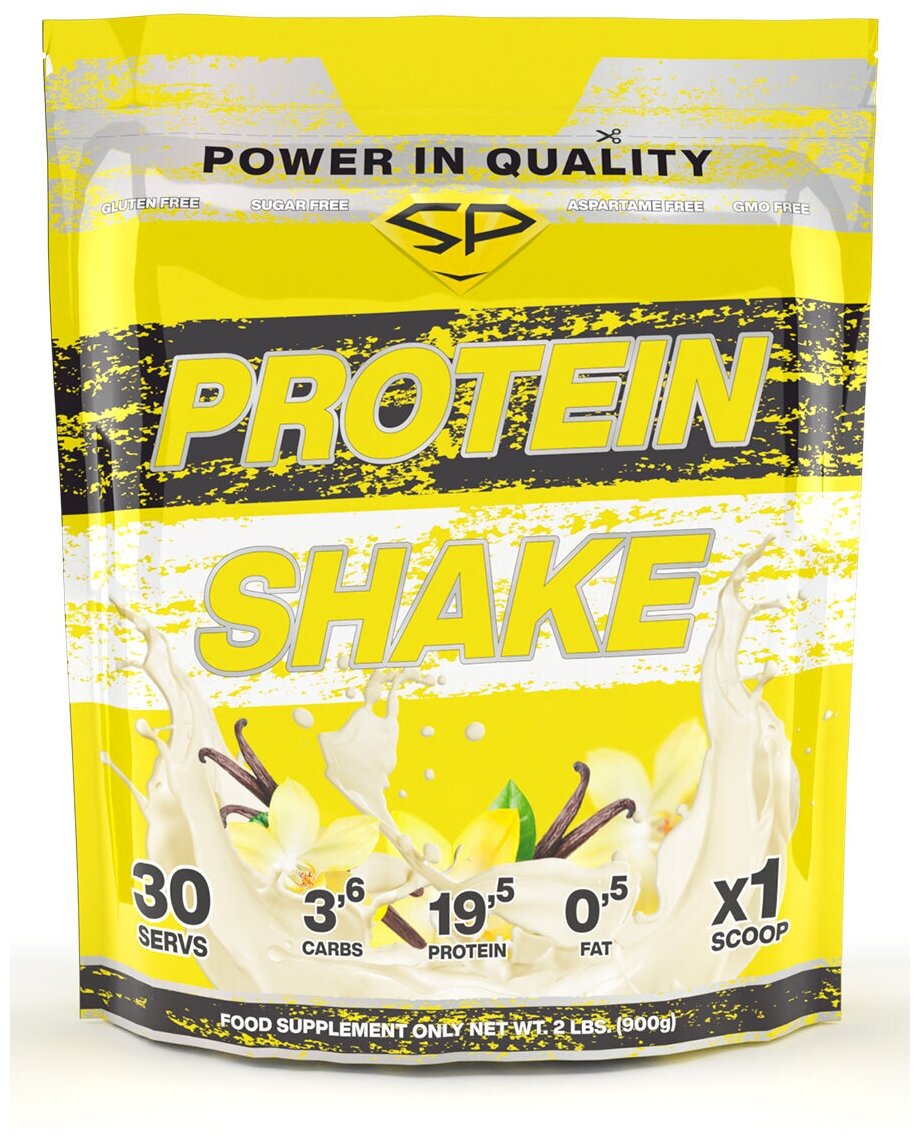 STEEL POWER Protein Shake (900 грамм) (Ваниль)