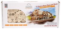 Сборная модель UGEARS Локомотив c тендером V-Экспресс