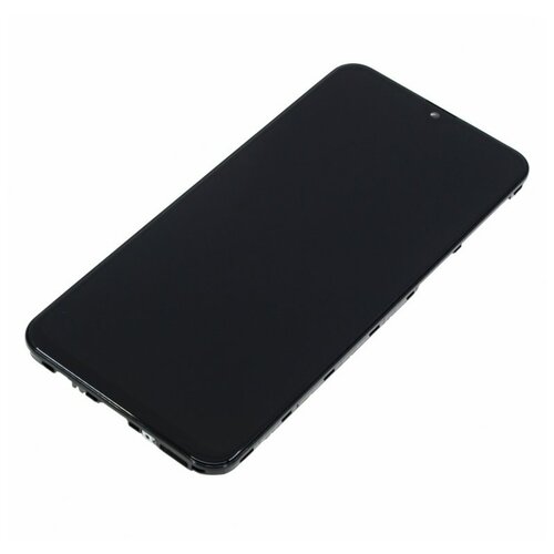 Дисплей для Samsung M205 Galaxy M20 (в сборе с тачскрином) в рамке, черный, 100% дисплей для samsung a217 galaxy a21s в сборе с тачскрином в рамке черный 100%