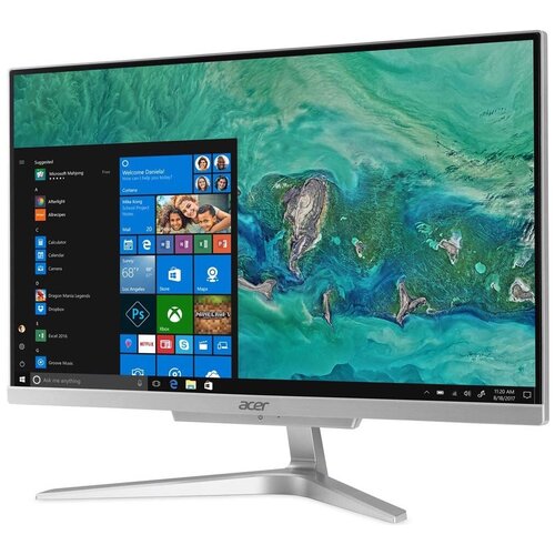 Моноблок 238 Acer Aspire C24-865 1920 x 1080 Intel Core i3-8130U 4Gb 128 Gb Intel UHD Graphics 620 DOS серебристый DQBBTER025 DQBBTER025 3471400₽