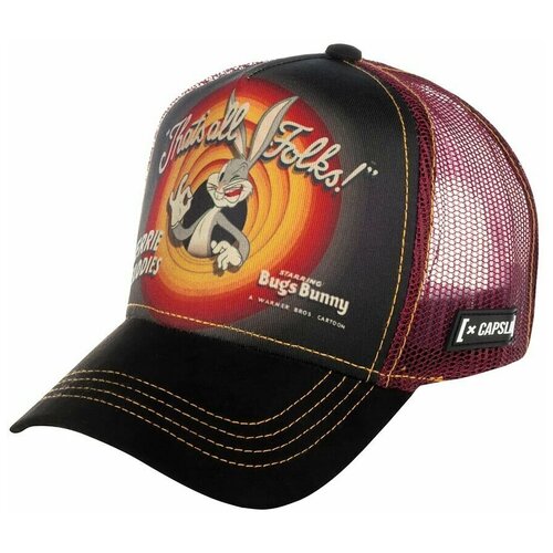 фото Бейсболка с сеточкой capslab cl/loo3/1/rin1 looney tunes bugs bunny, размер one