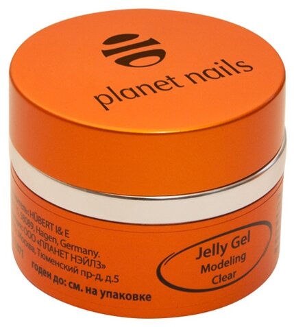 Гель-желе гель planet nails Modeling Clear Jelly Gel конструирующий, 15 г