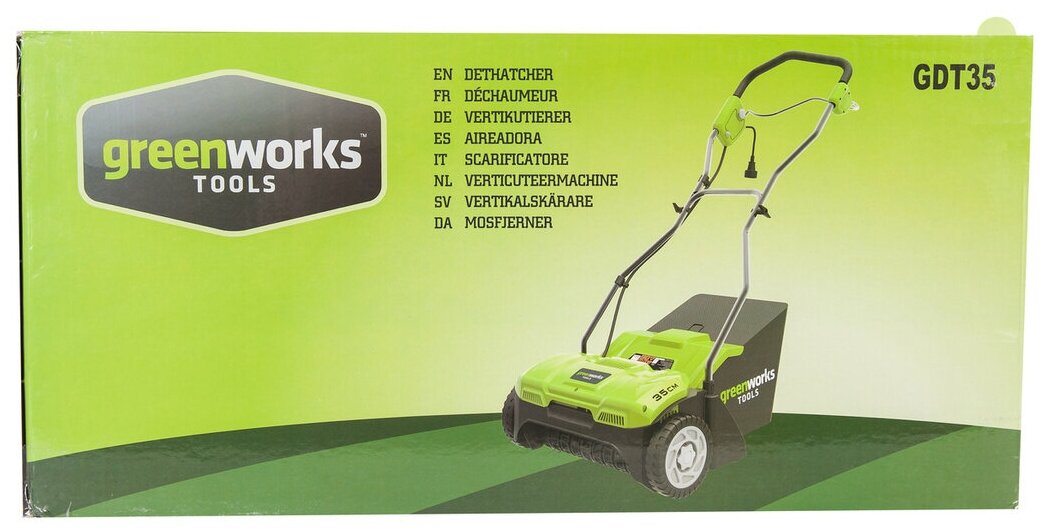 Аэратор электрический Greenworks GDT35 - фотография № 10