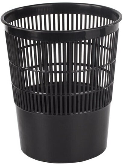 Корзина для бумаг Brauberg сетчатая 14 л черная 237003