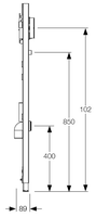 Рамная инсталляция MEPA VariVIT 532010 серый