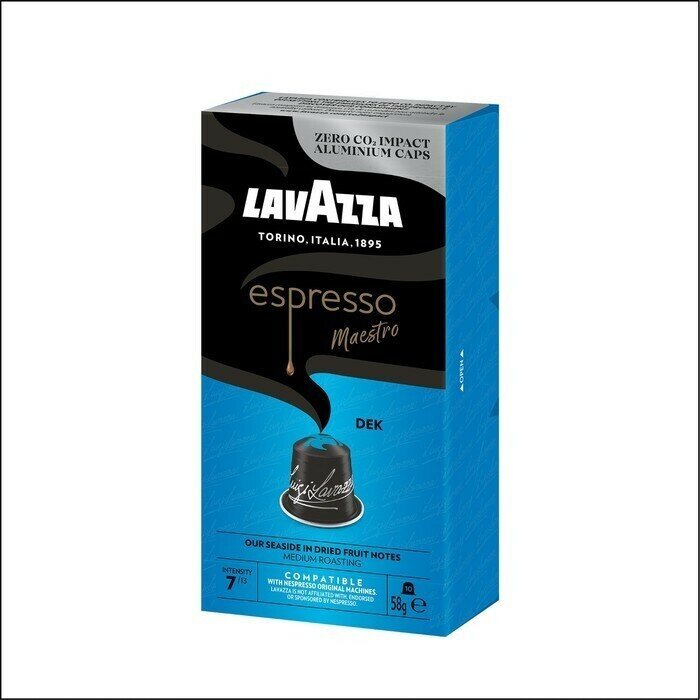 Кофе в капсулах Lavazza Espresso Maestro Dek, для Nespresso, 10 кап. в уп. - фотография № 9