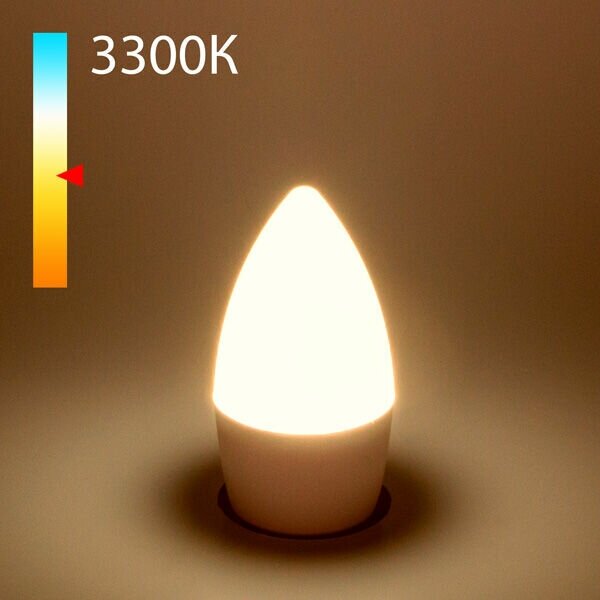 Лампа светодиодная "Свеча" СD LED E27 Elektrostandard BLE2760, 6 Вт, 3300 K