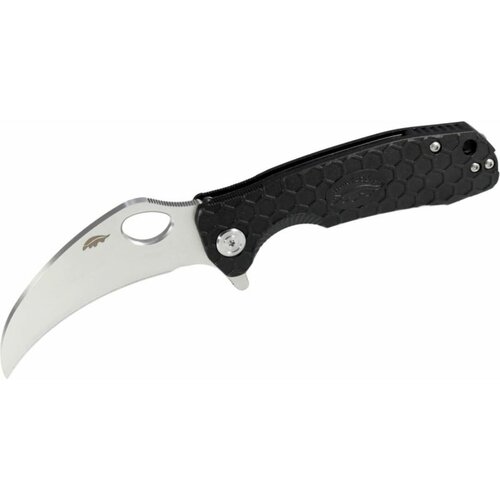 нож honey badger flipper l hb1001 с чёрной рукоятью Нож Honey Badger Leaf L с чёрной рукоятью