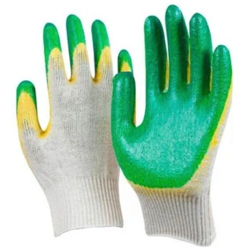 Перчатки рабочие Optee двойной латексный облив 10 пар перчатки двойной облив строительные рабочие мужские