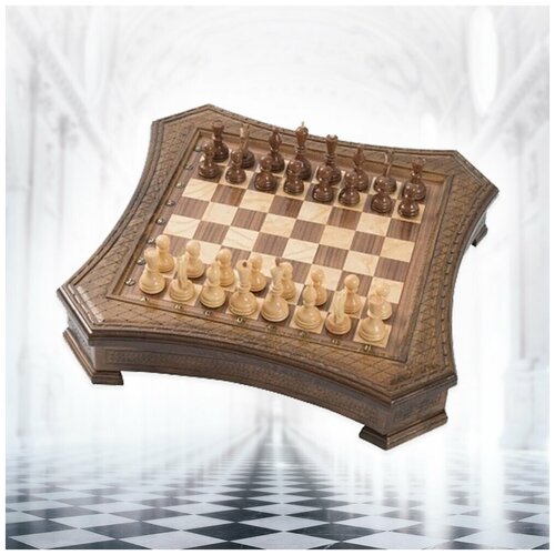 Резные шахматы Сирийские (в ларце)