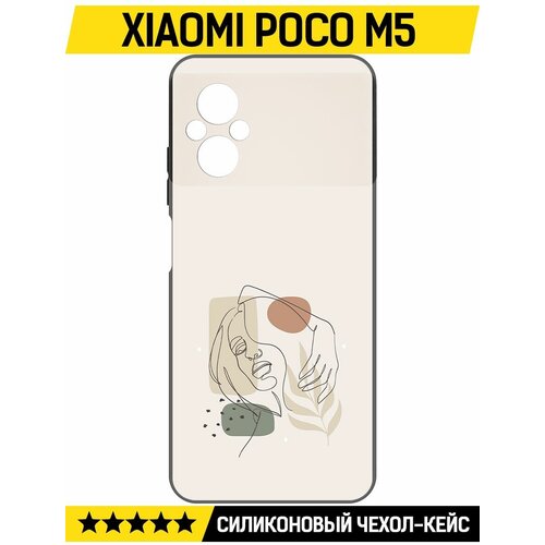 Чехол-накладка Krutoff Soft Case Грациозность для Xiaomi Poco M5 черный чехол накладка krutoff soft case грациозность для xiaomi poco x5 pro черный