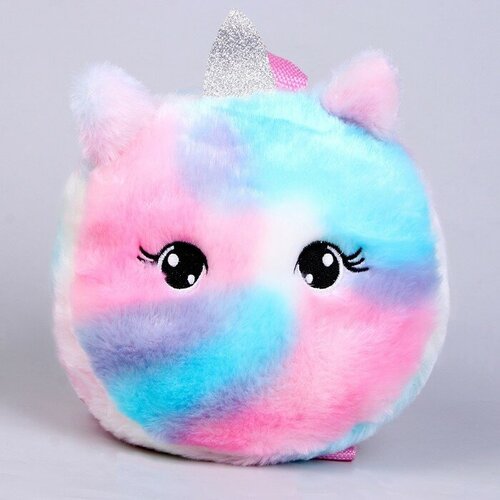 Рюкзак детский для девочки Единорог 18х18х4см 665₽