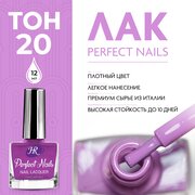 Holy Rose, Цветной лак для ногтей Perfect Nails, тон №20, 12 мл