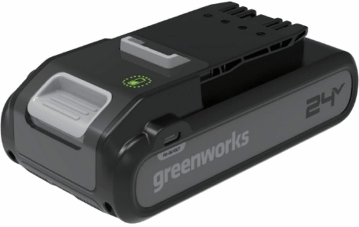 Аккумулятор Greenworks Арт. 2940407 24V 4Ач с двумя USB-C разъемами