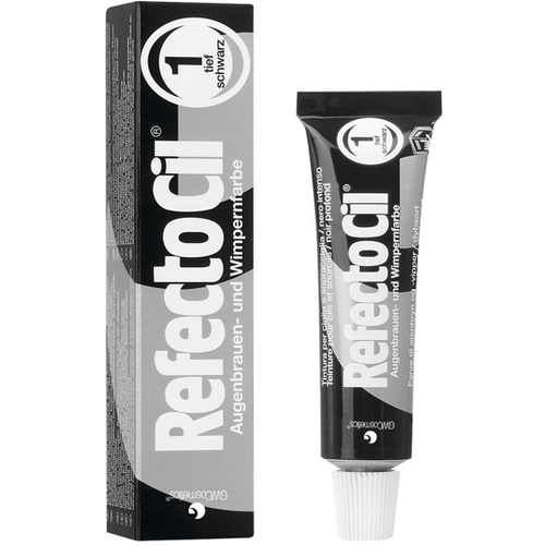 Краска для бровей и ресниц RefectoCil 15 мл (№1 Черная) окислитель 3% refectocil oxidant жидкий 100 ml