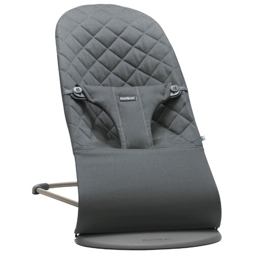 фото Шезлонг babybjorn bliss (хлопок) anthracite