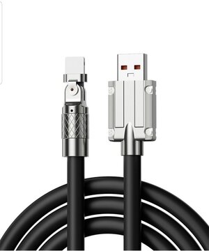 USB кабель Lightning с изгибом на 180°