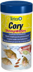 Сухой корм для рыб Tetra Cory ShrimpWafers, 250 мл