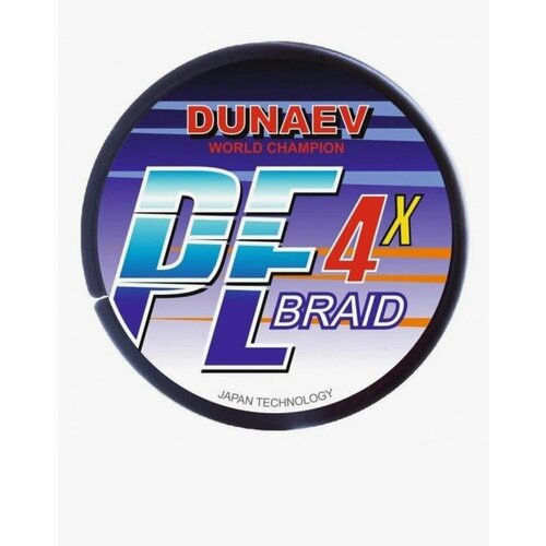 Шнур DUNAEV BRAID PE X4 150м 0,12мм темно-зелёный