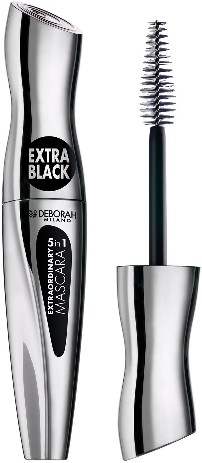 DEBORAH MILANO Тушь для ресниц 5 в 1 Extraordinary Mascara 5 in 1, 12 мл, Черный