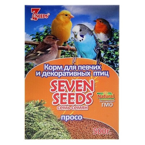 Seven Seeds Корм Seven Seeds для птиц, просо, 500 г