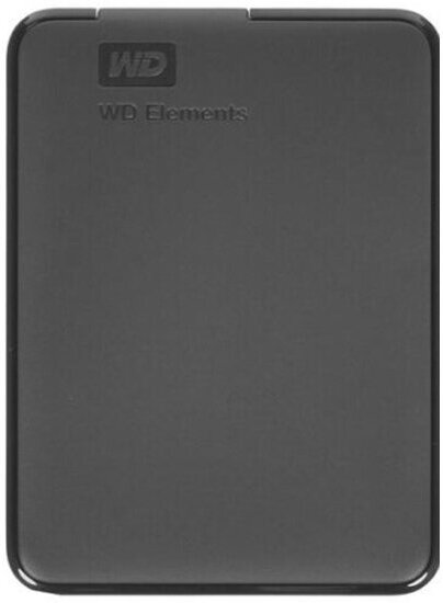 Внешний жесткий диск Western Digital WD Elements Portable, 5 ТБ, USB 3.0 (WDBU6Y0050BBK-WESN) черный