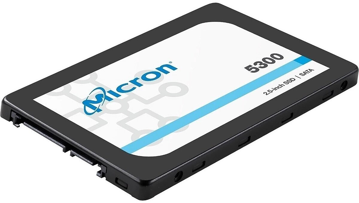 Твердотельный накопитель Micron 5300 MAX 960 ГБ SATA MTFDDAK960TDT-1AW1ZABYY Crucial - фото №10