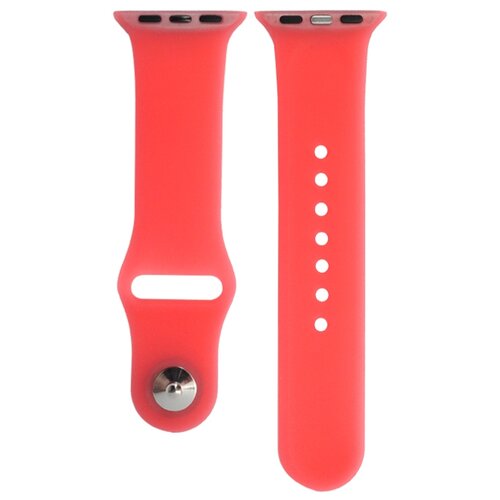 Спортивный ремешок для Apple Watch 42 мм / 44 мм силиконовый (Red)