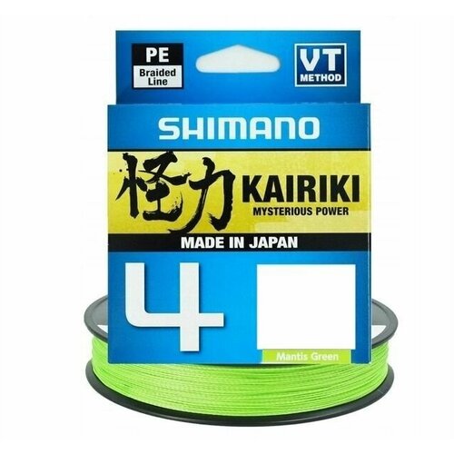 Шнур Shimano Kairiki X4 300m 0.23mm 18.6kg Green