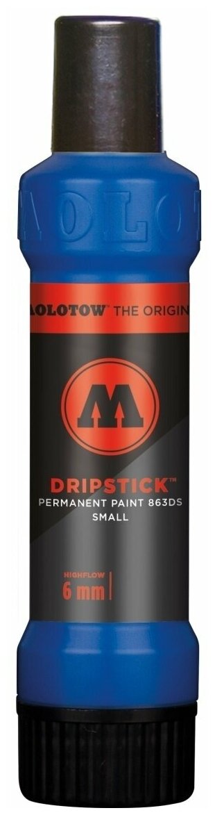 Маркер сквизер Molotow Dripstick Permanent Paint 863DS 863003 синий 6 мм 30 мл