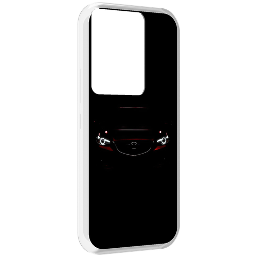 Чехол MyPads mazda мазда 2 мужской для Itel Vision 3 Plus / Itel P38 Pro задняя-панель-накладка-бампер