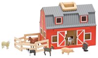 Игровой набор Melissa & Doug Wooden Fold & Go Barn 3700